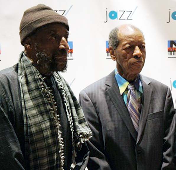 Jazz Masters Yusef Lateef and Ornette Coleman at the 2010 NEA Awards Ceremony