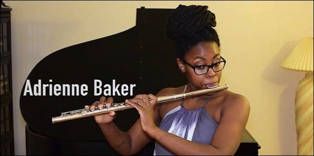 Yusef Lateef - Tunis for solo flute performed by Adrienne Baker - 2020 